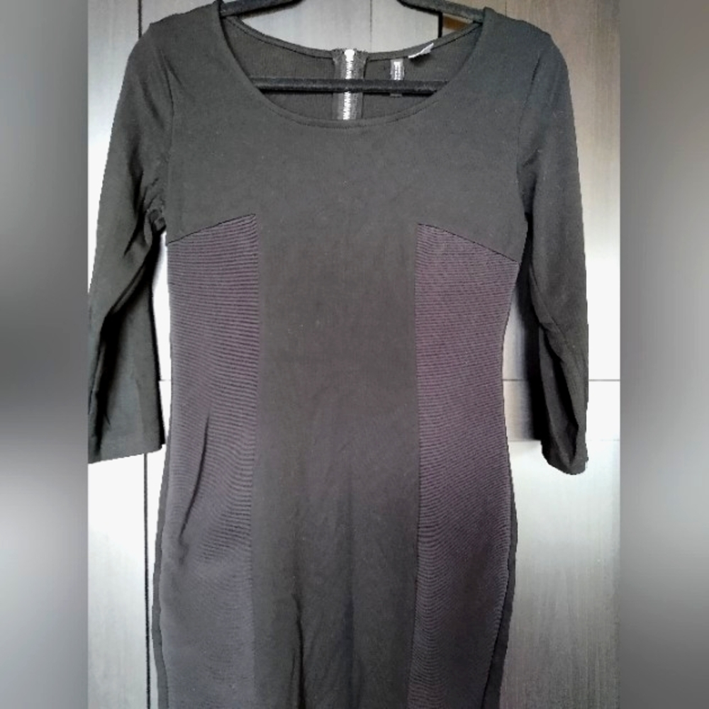 Black mini dress
